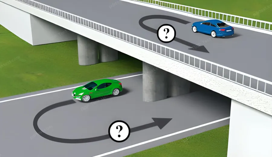 Which driver violated the Traffic Rules by making a U-turn?
