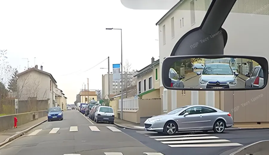 In the given situation, in the absence of priority signs, which vehicle will pass the intersection first?