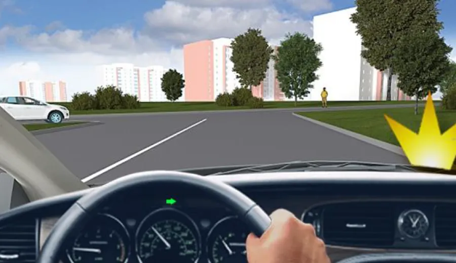 What is the order of passage of vehicles at this intersection?