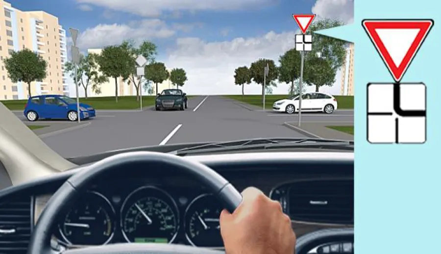 You will pass this intersection: