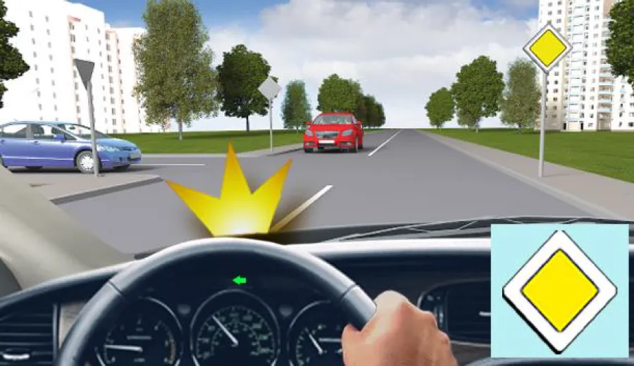 How will you drive through this intersection?