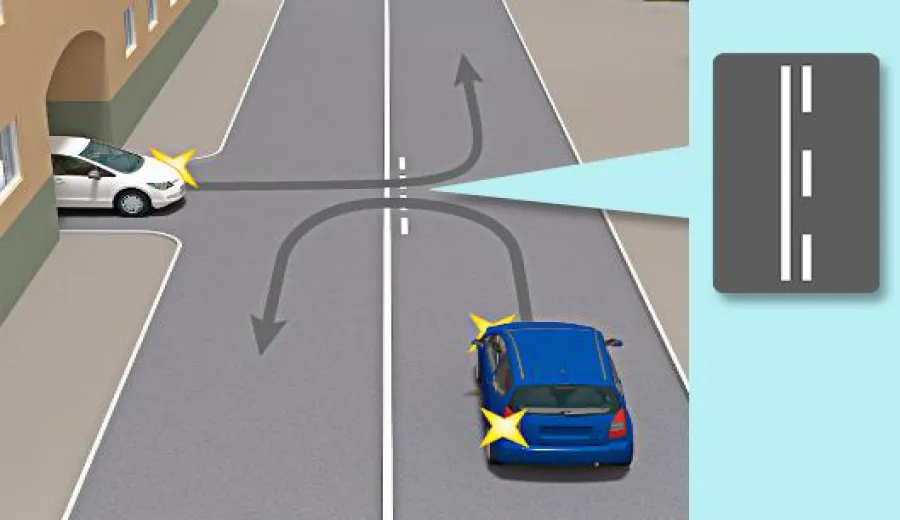 Which driver's actions do not violate the Traffic Rules in this situation?