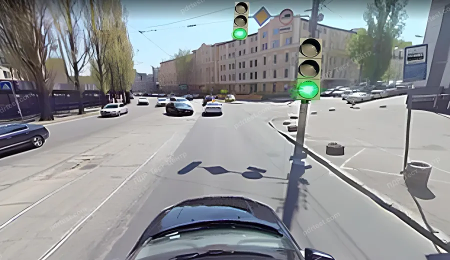 Вы приближаетесь к перекрёстку, Ваши действия: